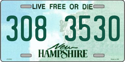 NH license plate 3083530