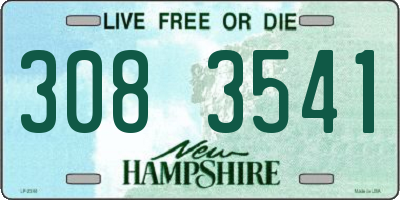 NH license plate 3083541