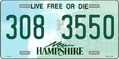 NH license plate 3083550