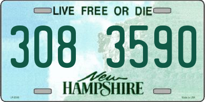 NH license plate 3083590