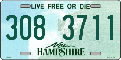 NH license plate 3083711
