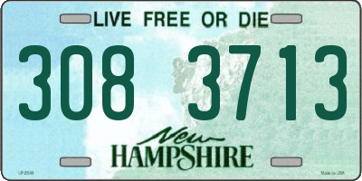 NH license plate 3083713