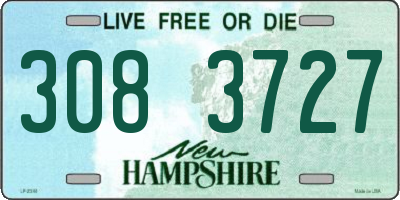 NH license plate 3083727