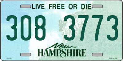 NH license plate 3083773