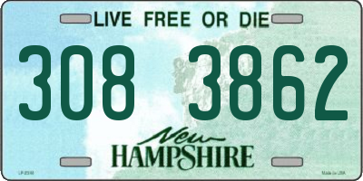 NH license plate 3083862