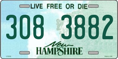 NH license plate 3083882