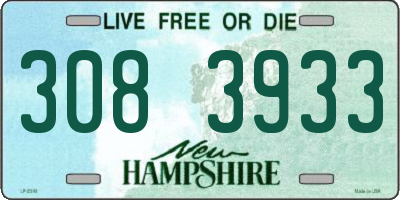 NH license plate 3083933