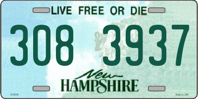 NH license plate 3083937