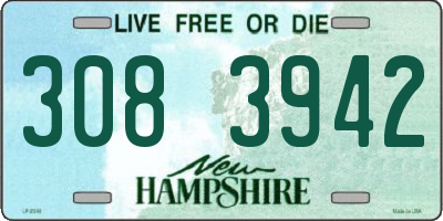 NH license plate 3083942