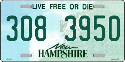 NH license plate 3083950