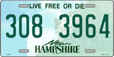 NH license plate 3083964