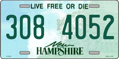 NH license plate 3084052