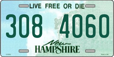NH license plate 3084060