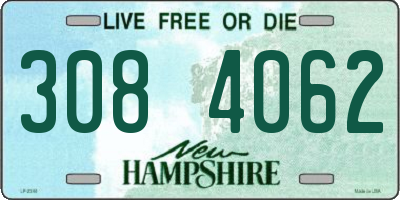 NH license plate 3084062