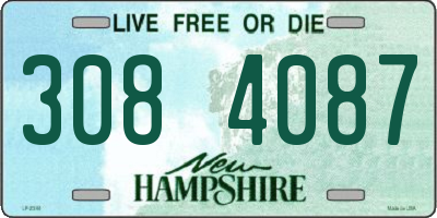 NH license plate 3084087