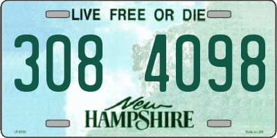 NH license plate 3084098