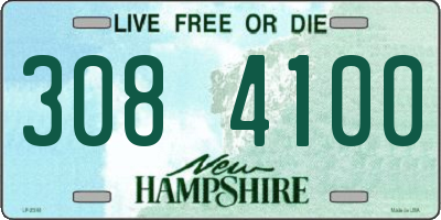 NH license plate 3084100