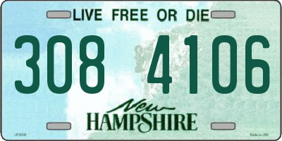 NH license plate 3084106