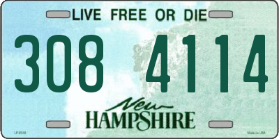 NH license plate 3084114