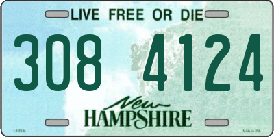 NH license plate 3084124