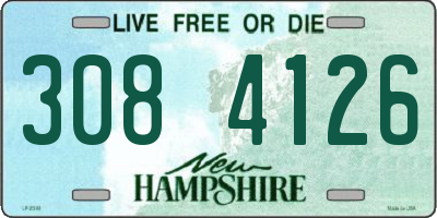 NH license plate 3084126