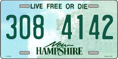 NH license plate 3084142