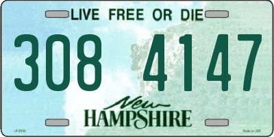 NH license plate 3084147