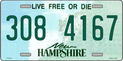 NH license plate 3084167