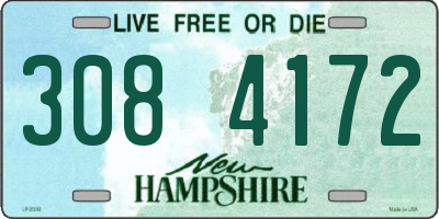 NH license plate 3084172