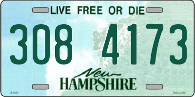 NH license plate 3084173