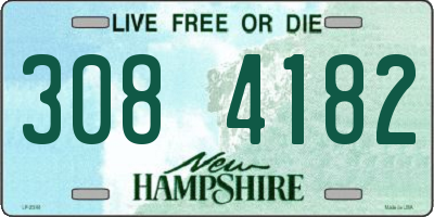 NH license plate 3084182
