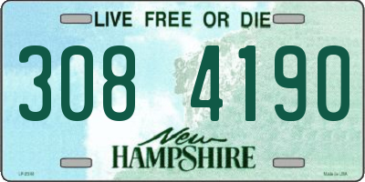 NH license plate 3084190