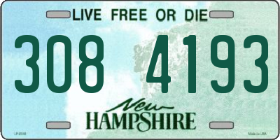 NH license plate 3084193