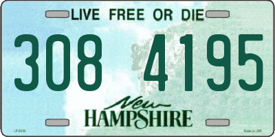 NH license plate 3084195