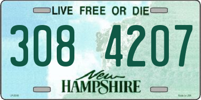 NH license plate 3084207