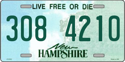 NH license plate 3084210
