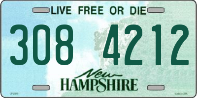 NH license plate 3084212