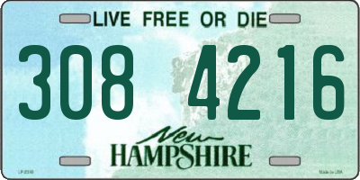 NH license plate 3084216