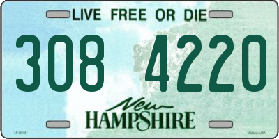 NH license plate 3084220