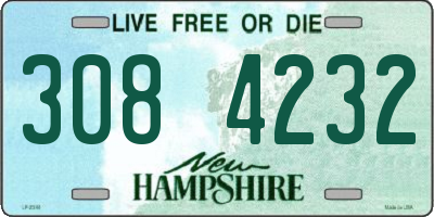 NH license plate 3084232