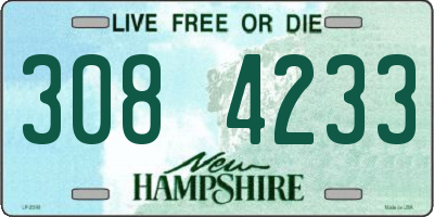 NH license plate 3084233