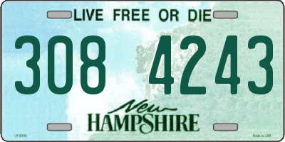 NH license plate 3084243