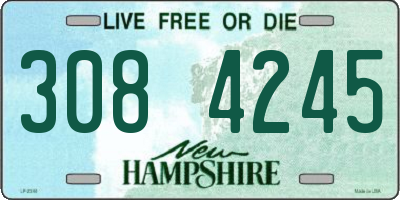 NH license plate 3084245