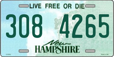 NH license plate 3084265