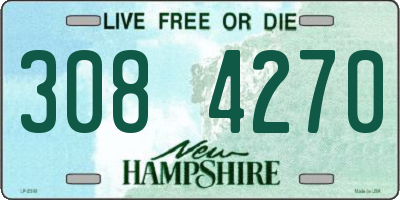 NH license plate 3084270