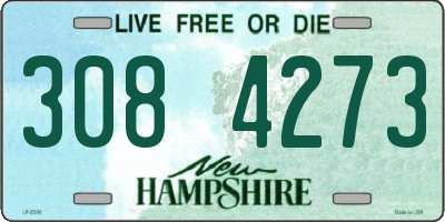 NH license plate 3084273
