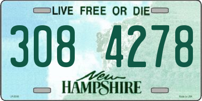 NH license plate 3084278