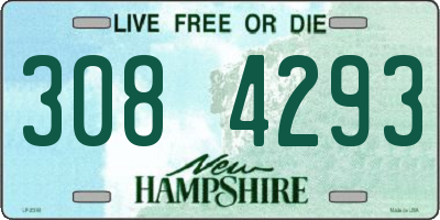 NH license plate 3084293