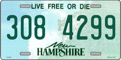 NH license plate 3084299