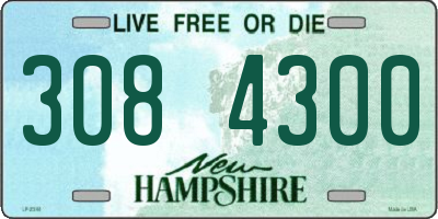 NH license plate 3084300
